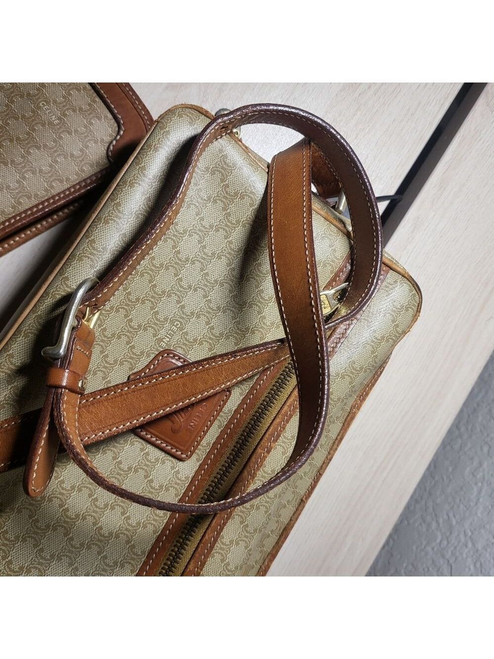 2 Celine Bags!! Crossbody bag and Matching Pouch/Strapless Bag - Picture 12 of 12
